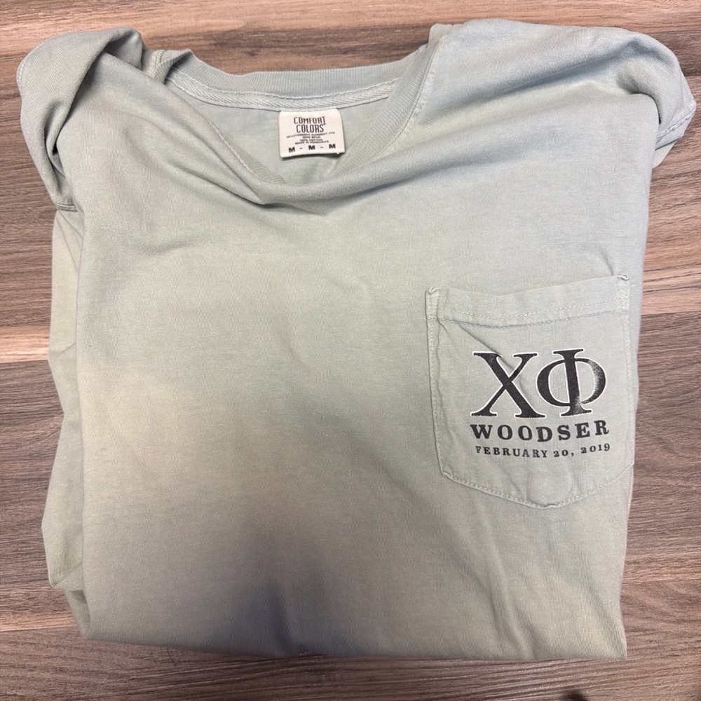 Comfort Colors Men's Sage Tee with Pocket